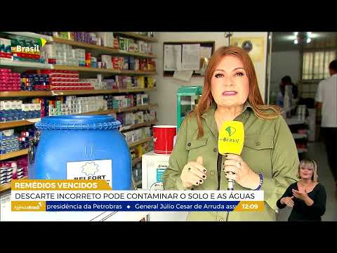 DF| Descarte incorreto de medicamentos pode contaminar solo e as águas