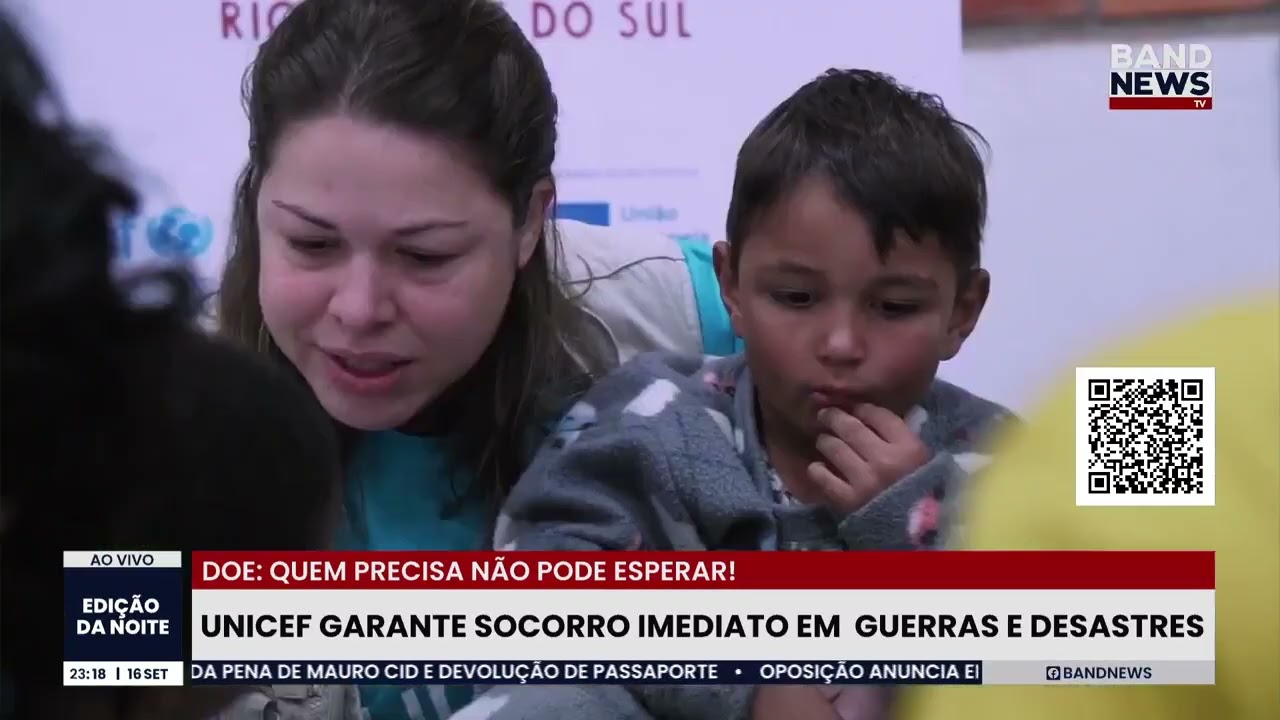 UNICEF garante socorro imediato em guerras e desastres | BandNews TV