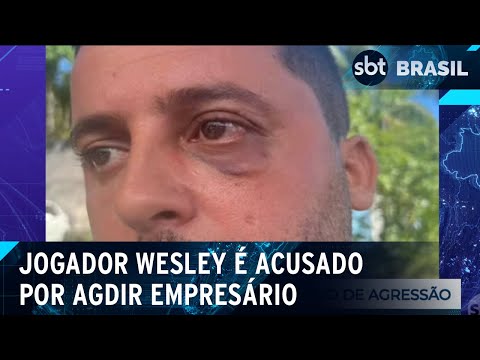 Jogador Wesley do Flamengo é acusado de agredir empresário | SBT Brasil (12/03/24)