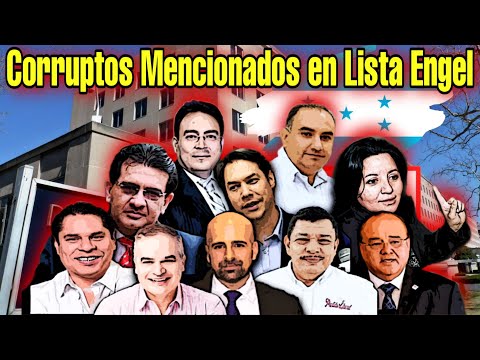 Nueva Lista Engel con un Diputado, Alcalde y Exfuncionarios Corruptos Hondureños?