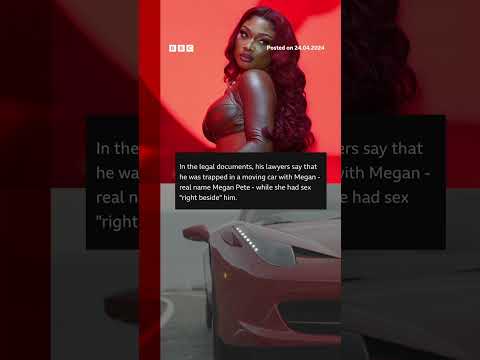 Rapper accused of 'hostile' workplace. #Shorts #MeganTheeStallion #BBCNews