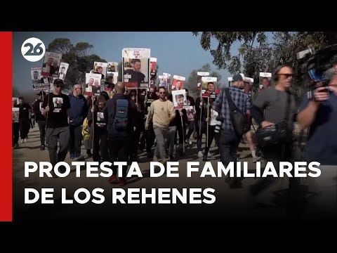 Nueva protesta de familiares para reclamar un acuerdo por los rehenes de Hamás