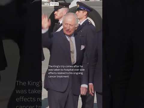 King Charles arrives in Rome