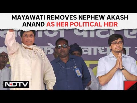 Mayawati News | Mayawati removes nephew Akash Anand as her Political Heir