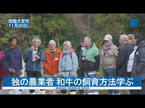 ドイツの農業者 和牛の飼育方法学ぶ