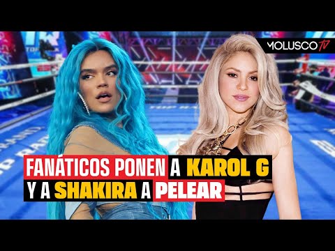 Karol G y Shakira en guerra creada por los fanaticos
