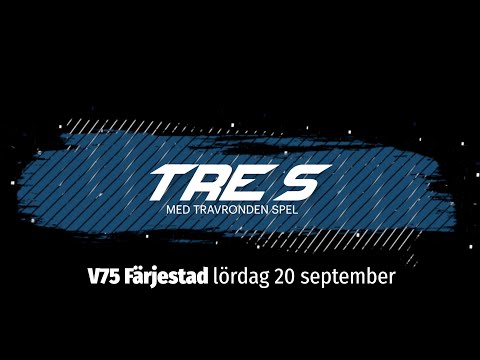 Speltips V75 Färjestad 20 september