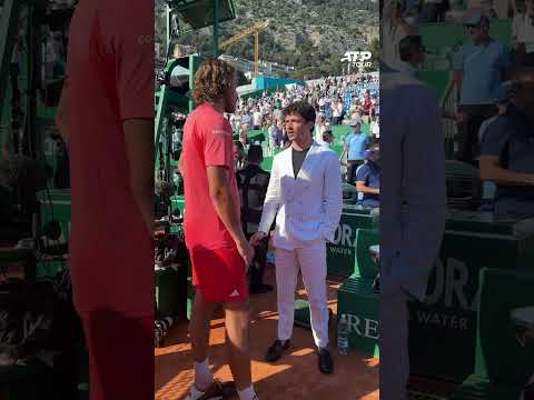 LECLERC & TSITSIPAS LINK UP IN MONTE-CARLO 🏎 🎾