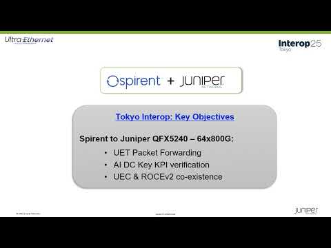 The World's First UEC Transport Validation at Tokyo Interop 2025
