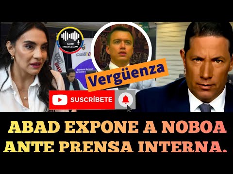 VERÓNICA ABAD EXPONE AL GOBIERNO DE NOBOA ANTE PRENSA INTERNACIONAL Y FERIADO DEL RINCÓN NOTICIA RFE