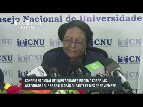 CNU presentó el plan de actividades a desarrollar en universidades de Nicaragua