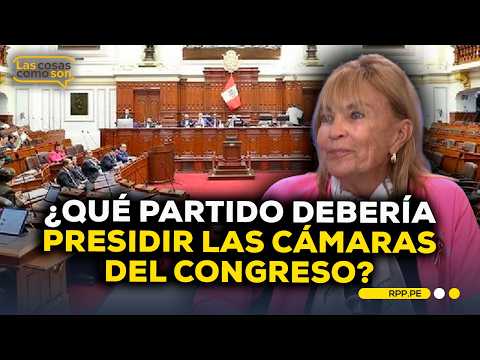 ¿Qué partido debería presidir las cámaras del Congreso? Jenny Samanez responde