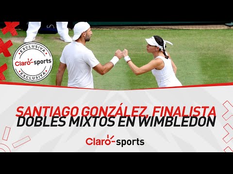 Santiago González, finalista de dobles mixtos en Wimbledon: Mi secreto es ser mexicano