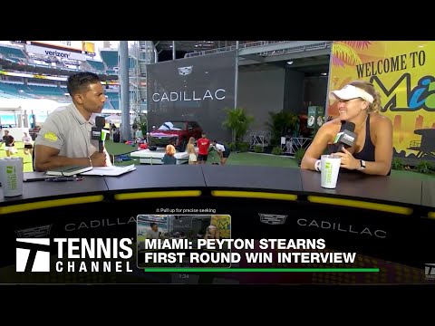 Peyton Stearns Recounts Nightmares After Sabalenka Loss; Miami 1R