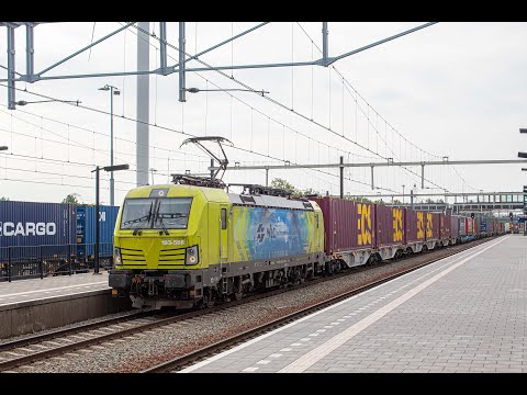 Treinen in Lage Zwaluwe 21.5.2023 (WLC, RheinCargo, Dinnertrain, Class 66, Sharky)