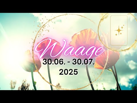WAAGE ♎️ "WOHLFÜHLEN & LEBEN, DAS IST EUER MOTTO" Waage Tarot 30.06. - 06.07. 2025
