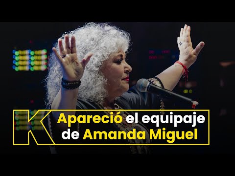 ¡No la robaron! Esto fue lo que realmente pasó con el equipaje de Amanda Miguel en Medellín