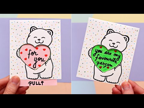 Surprise with a SECRET MESSAGE Valentine's Day Card | Perfect Gift Idea from paper