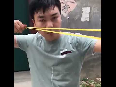 Mini metal slingshot display