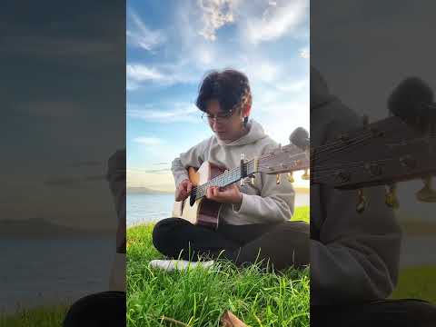Blue (Yung Kai) Fingerstyle Guitar #guitar #fingerstyle #shorts