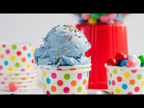 Homemade Bubble Gum Ice Cream #shorts