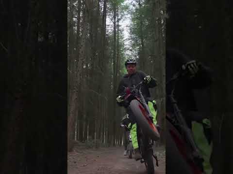 Chose THIS ebike to learn off-roading! #shorts #cyrusher #ebikes #electricbike #offroad