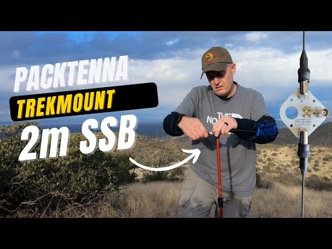 Summits on the Air SSB and CW Contacts on the PackTenna TrekMount