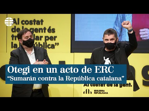 Otegi en un acto de ERC: Sumarán todos los que estén en contra de la República catalana
