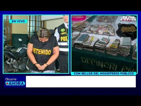 Las condesas de Otuzco caen con droga y sellos del Ministerio Público