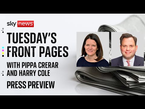 Press Preview: Tuesday’s front pages