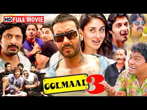 जब Comedy हो Out of Control 😂🔥 | Golmaal 3 Full Movie | Ajay Devgn | Arshad Warsi | Johnny Lever