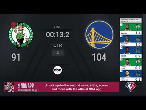 Celtics @ Warriors | Game 5 | 2022 #NBAFinals Presented by YouTube TV Live Scoreboard video clip