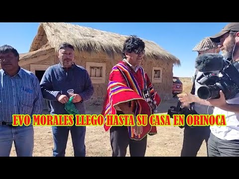 ASI LLEGO HASTA SU CASA DONDE NACIO EVO MORALES EN ORINOCA EN ORURO..