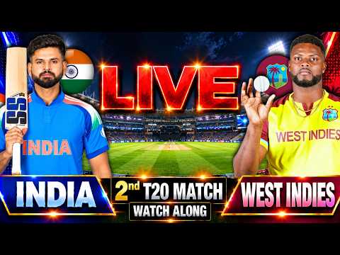 Live IND Vs WI Match Score |Live Cricket Match Today | IND vs WI 2nd T20 live 1st innings #<strong>livescore</strong>