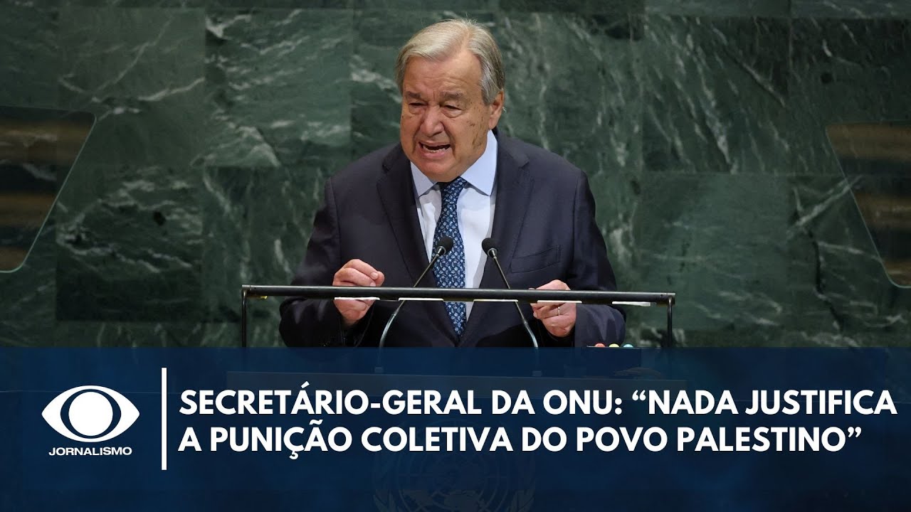 Secretário-geral da ONU: “Nada justifica a punição coletiva do povo palestino”