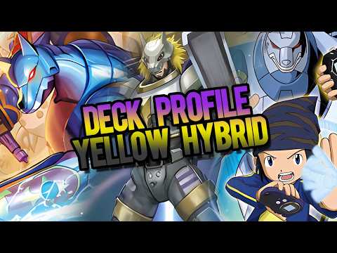 EL GUERRERO DE LA LUZ ENTRA AL COMBATE Yellow Hybrid Deck Profile | Digimon Card Game AD-01