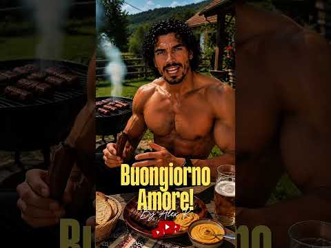 🔥 Mici, grătar și voie bună. Ascultă melodia completă „Buongiorno Amore!” pe YouTube! 🇮🇹🎤❤️