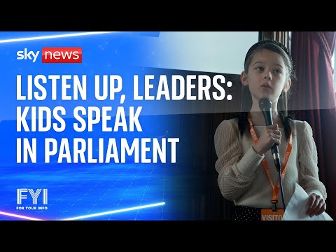 FYI: Kids speak in parliament
