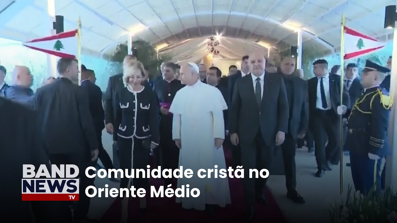 Papa Leão XIV inicia visita histórica ao Líbano | BandNewsTV