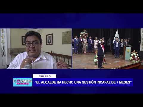 Trujillo: “El alcalde ha hecho una gestión incapaz de 7 meses”