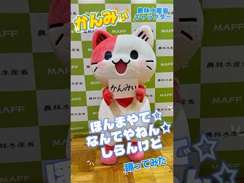 【農林水産省】キャラクター総選挙第1位 かんみぃがダンス踊ってみた#ほんまやでなんでやねんしらんけど #ゆるキャラ