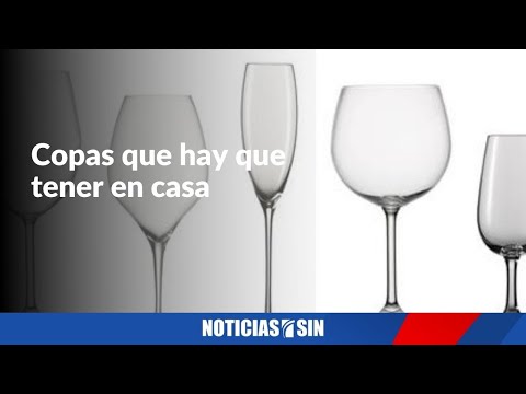 Tipos de copas básicas que hay que tener en casa