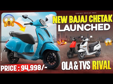 New Bajaj Chetak Launched🤩 | Bajaj Chetak 2901 | Electric Vehicles India