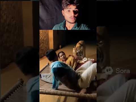 बाघ आया रात में 😱 | Sora AI! #Reaction #YouTubeShorts #Shorts #ReactionVideo #SurprisingReactions