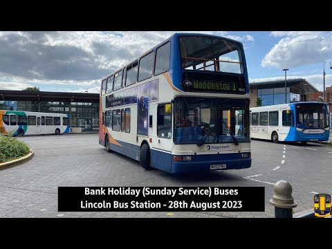 Bank Holiday Buses at Lincoln Central Bus Station (28/08/2023)