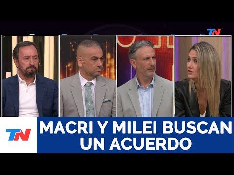 Milei y Macri buscan un acuerdo que destrabe el Congreso.