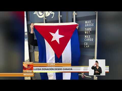 Dona Canadá quipamiento e insumos médicos a Cuba