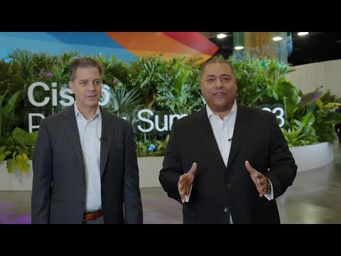 Jason Gallo and Marc Surplus at Cisco Partner Summit 2023