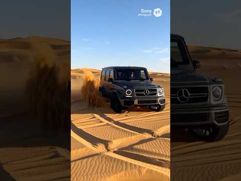 Took the G-Wagon out in the sand #gwagon #mercedes #sand #drift #lamborghini