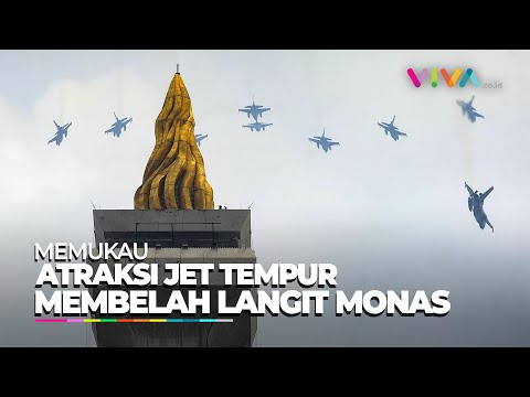 Langit Jakarta Menyala! Atraksi Spektakuler Jet Tempur di HUT TNI Ke-79